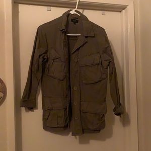 Army Green Topshop Utility Jacket